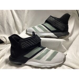 Adidas Harden BE-3 Mens Basketball Shoes Black White Green Sz 14